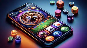 Mobile game lobby with slots and live casino-style categories for PH users